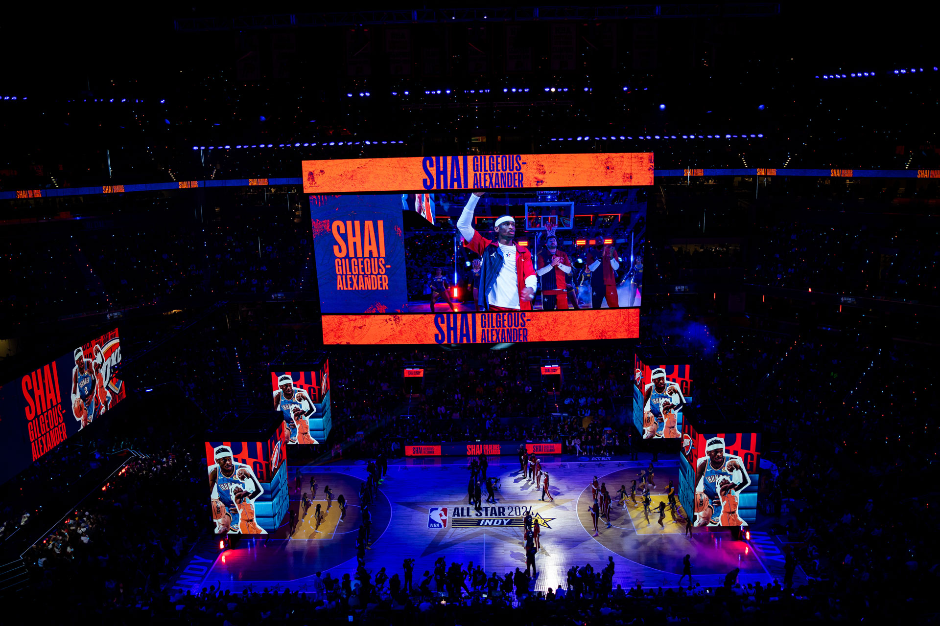 Shai Gilgeous-Alexander at NBA All-Star Game in Indianapolis, Indiana. Photo by Jimmy Do